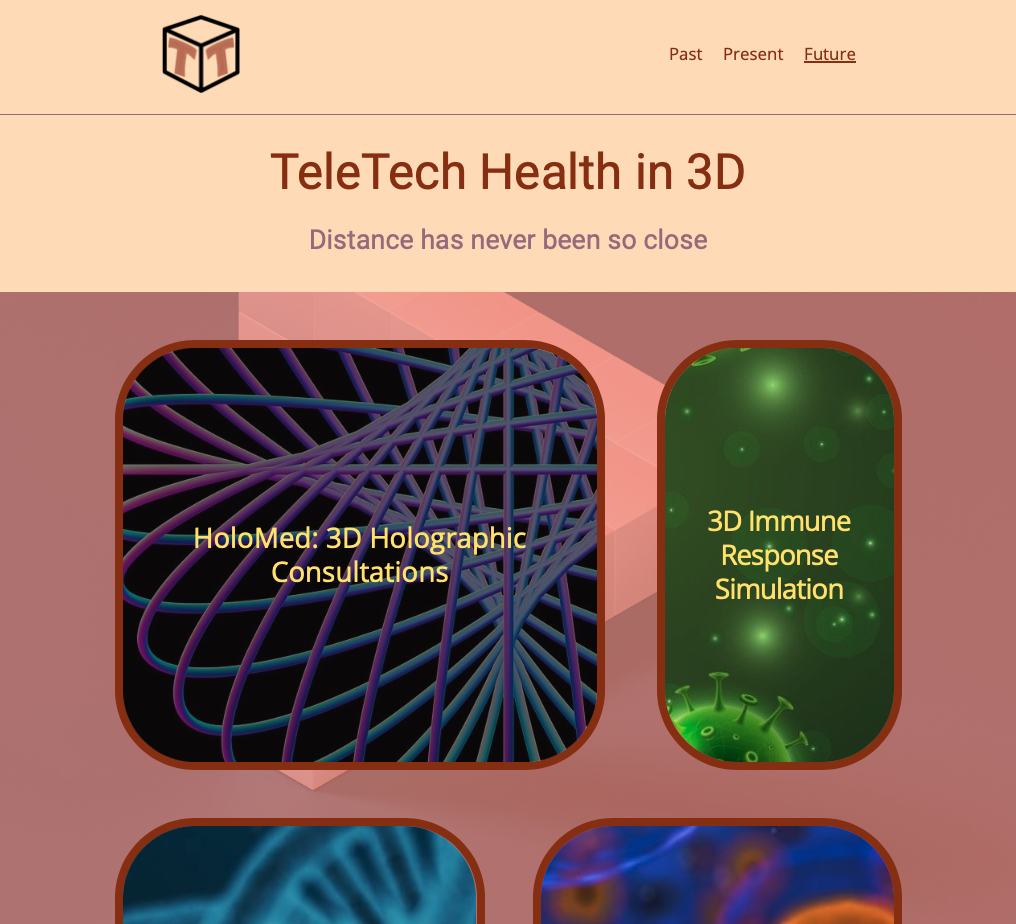 TeleHealth Tech landing page.